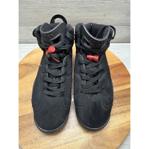 Nike Air Jordan Retro 6 Mid Shoes Black Infrared 384665-060 Women 6.5 - Picture 7 of 15